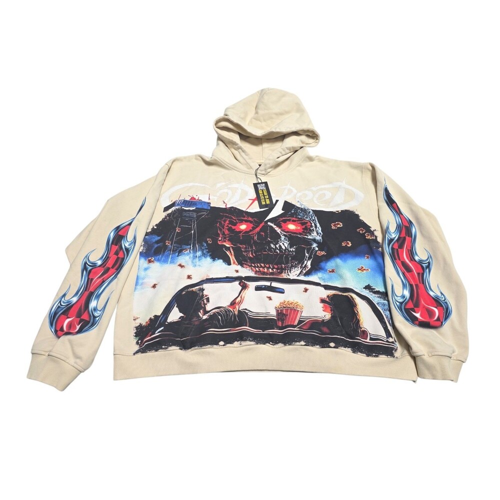 GODSPEED Drive-In Hoodie (Bone) - Size XXL - Brand New with Tags